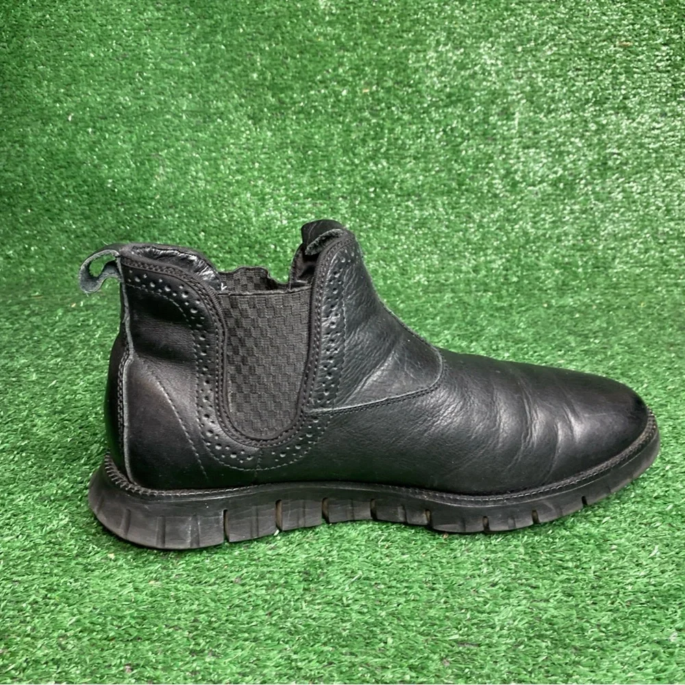 Mark Nason Men's High Top‎ Oxford Sneaker Size 11.5 Black Leather